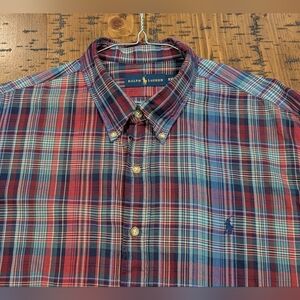 Ralph Lauren XXL Plaid L/S Button Shirt